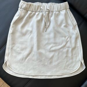 Cream Lululemon skirt